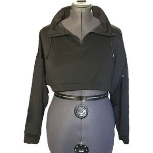 IVY PARK cropped half zip jacket